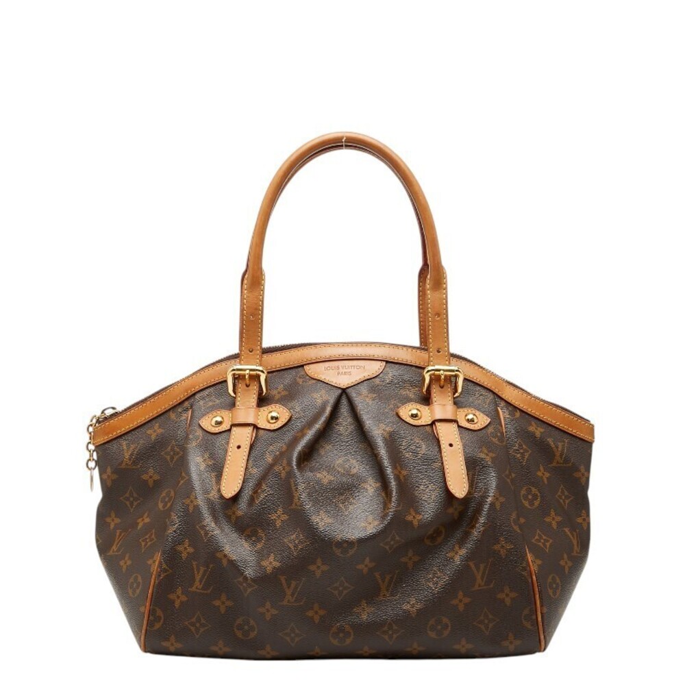 Louis Vuitton Monogram Tivoli Handbag Brown Leather